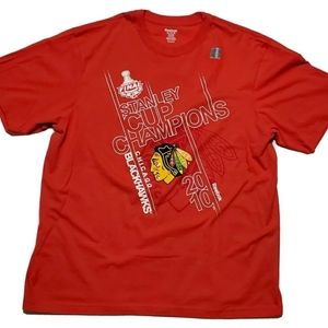 Chicago Blackhawks 2010 NHL Champions Reebok Tee